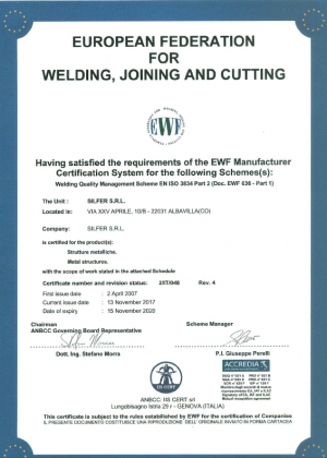 certificato EWF